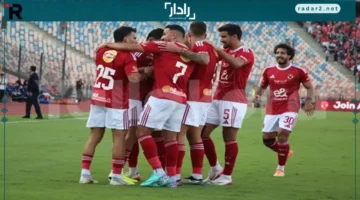 بنشرقي يطلق هدف المباراة الأول بين الأهلي والاتحاد